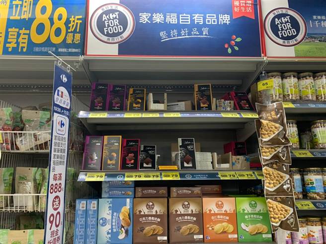家乐福力推自有品牌商品，为消费者健康把关。（业者提供）