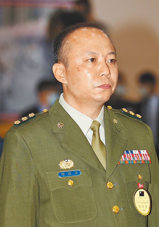总统府侍卫室外卫主任陈敏华少将。（本报资料照片）
