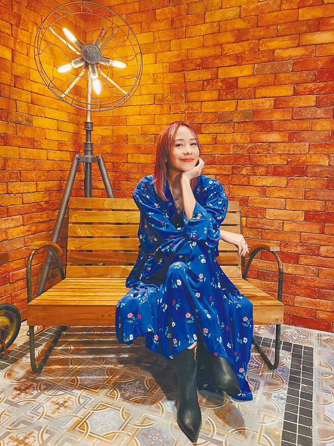 林嘉欣昨越洋分享去年回台拍摄《美国女孩》的幕后趣事。（传影提供）