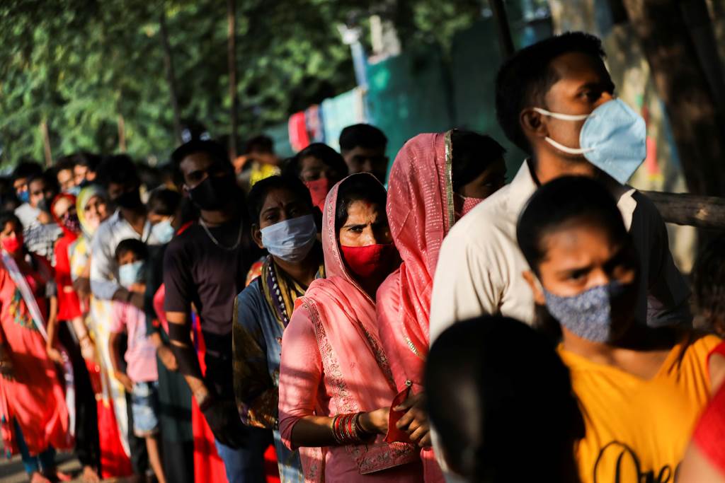 最新一份血清检测报告发现，印度德里有97%的人体内都有新冠病毒抗体，已接近群体免疫的高标。（图／路透）(photo:ChinaTimes)