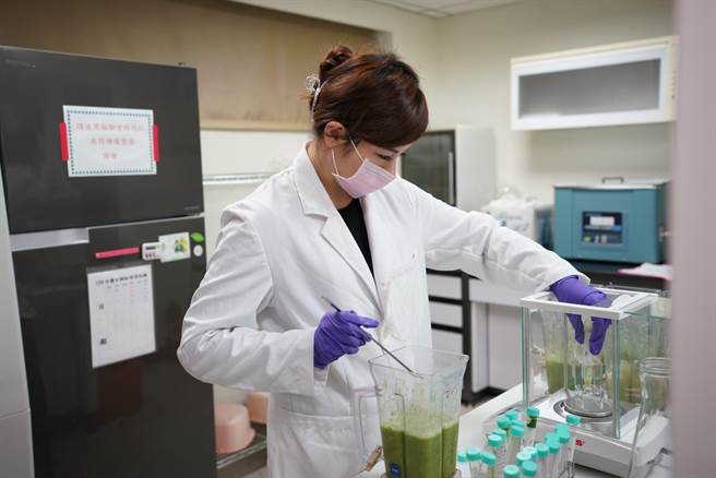 新北果菜公司去年10月起引進質譜化學快速篩檢技術。（新北果菜公司提供）