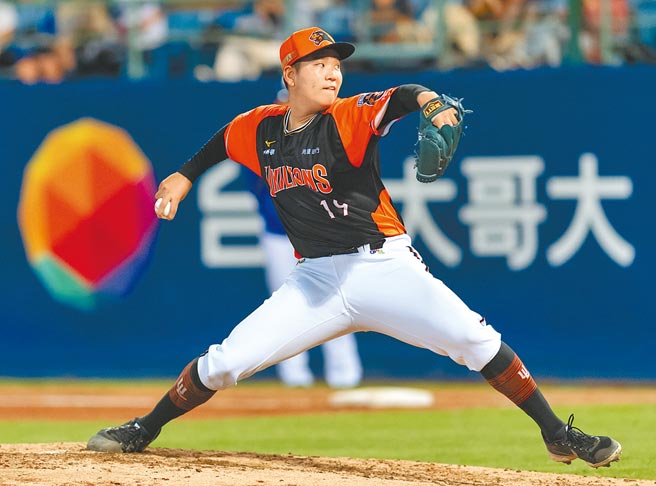 统一狮队古林睿炀先发6局狂飙10K无失分，拿下第7胜。（统一狮提供）