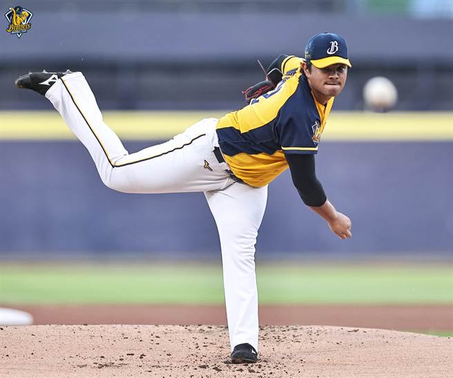 中信兄弟陈琥缴出6局失2分好投，夺下本季第2胜。（中信兄弟提供）