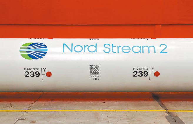 图为北溪天然气2号管线。图╱路透