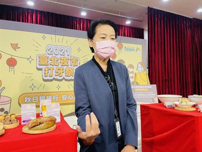 北市副市长黄珊珊。（张颖齐摄）