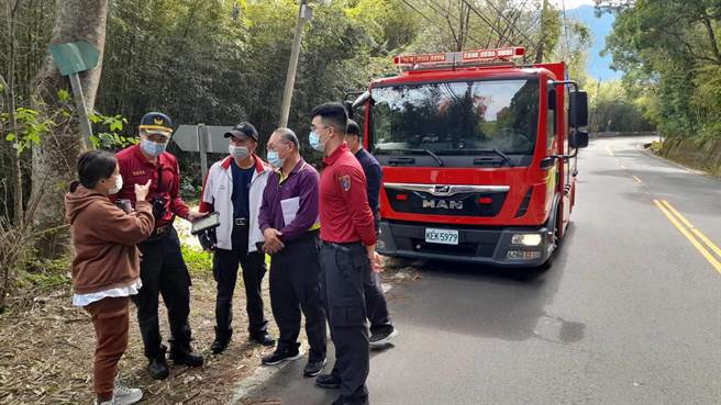 桃消防局办难找地址演练，确保危急时消防员能快速出勤。(吕筱蝉摄)