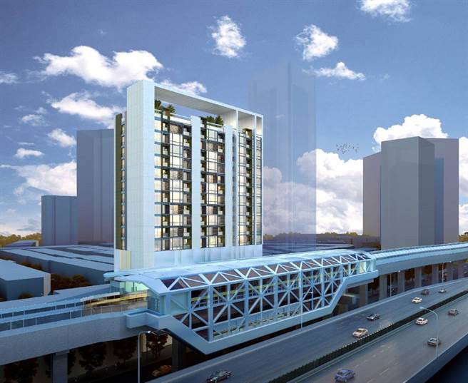 新北捷运局今日举办「新北环状线新埔民生站土地开发案」招商说明会，预计设置楼地板面积约2200坪的捷运住宅大楼，吸引约4亿元投资额。（捷运局提供）