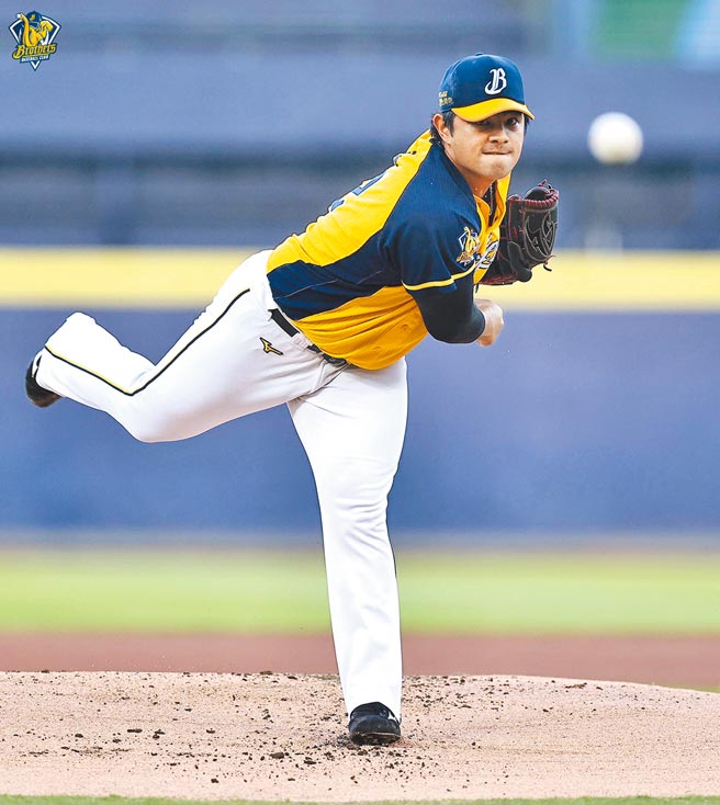 中信兄弟陳琥先發6局失2分，奪下本季第2勝且是2連勝。（中信兄弟提供）