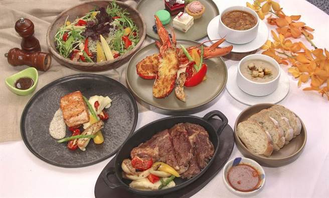 天成饭店集团线上旅展开跑，台北花园大酒店推牛排套餐券抢市。（图／台北花园大酒店提供）