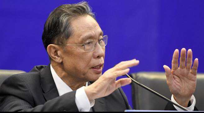 鍾南山。翻攝CGTN