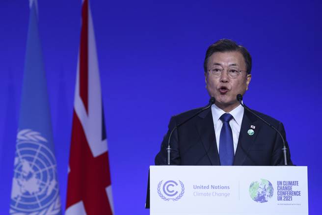 韓國總統文在寅。(圖／美聯社)