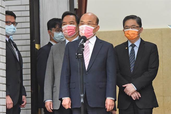 行政院長蘇貞昌在立法院受訪。圖／行政院提供
