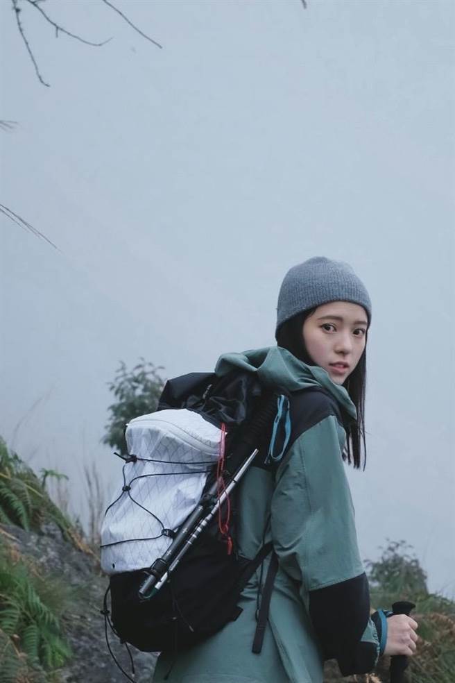 項婕如登玉山。（群星瑞智提供）