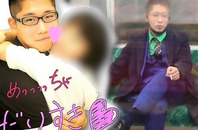 「小丑」服部勇太在以前曾经青春过，有感情很好的女友，但一连串的打击使他走向毁灭。(图/服部勇太Twitter)