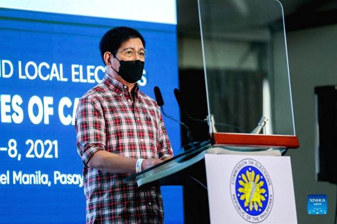 菲律賓總統候選人賴克遜 支持啟用停工40年的巴丹核電廠。(圖/路透社)