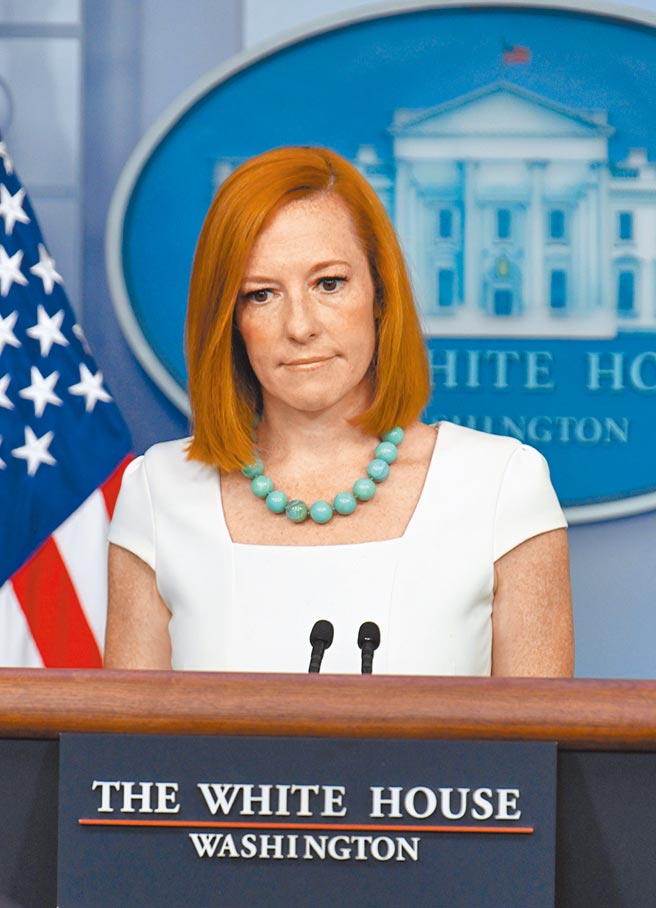 國白宮新聞祕書莎琪10月31日發表聲明說，她當天新冠病毒檢測結果呈陽性。（中新社）
