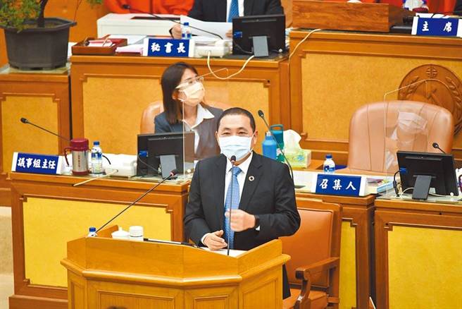 新北市长侯友宜。（陈慰慈摄）