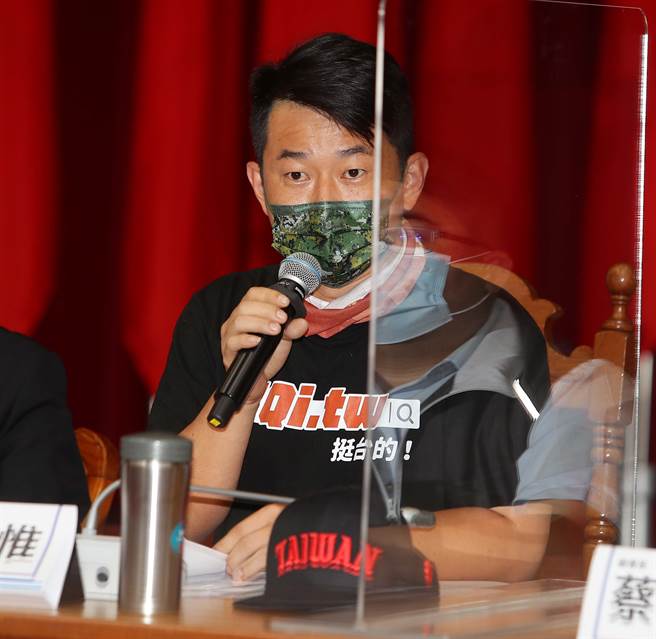 圖為陳柏惟。（季志翔攝）