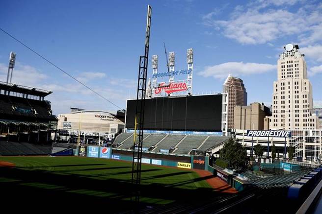 克里夫兰2022年球季开始使用新队名守护者。（美联社）