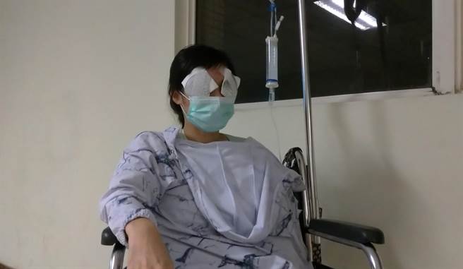 屏东高树「挖眼案」索赔无门？ 社会处：加害人经济弱势 有难度。图为受攻击的潘姓女被害人。（报系资料照）