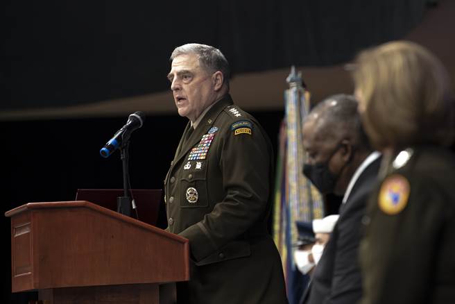 美军参谋首长联席会议主席密利表示，中国大陆短期内不太可能入侵台湾。（图／DVIDS）