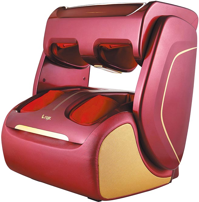 丽宝Outlet Mall推出富士按摩椅爱滕足F6-357优惠，原价3万5800元，特价9999元。（丽宝Outlet Mall提供）