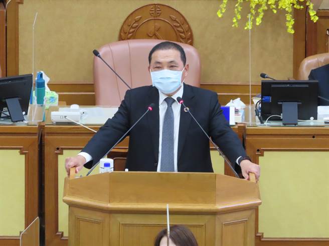 新北總質詢換藍營上場 議員讓侯暢所欲言。（葉德正攝）