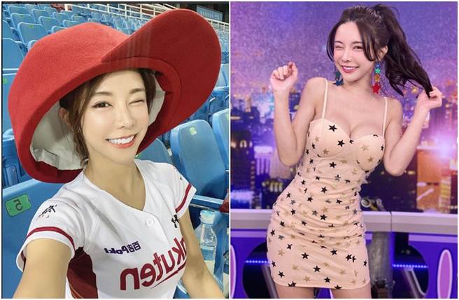 巫苡萱效力于Rakuten Girls，是高人气啦啦队女神。(取材自巫苡萱IG)