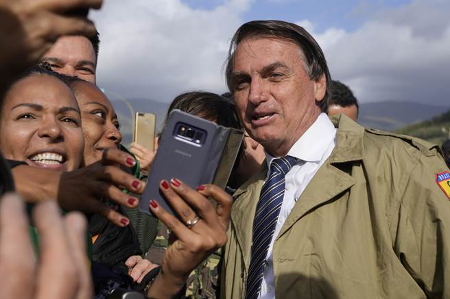 巴西总统波索纳洛（Jair Bolsonaro）。(图/美联社) 