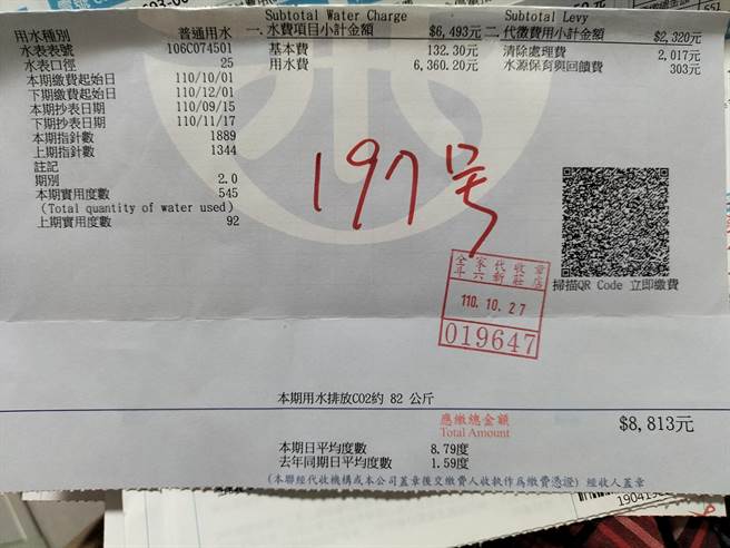 自来水管没上胶酿惨剧，男哀嚎这期水费高达8813元，引发网友讨论。（图／翻摄自爆怨公社）