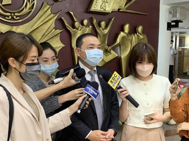 國民黨新北黨部主委推薦林金結？侯友宜：尊重黨主席。（葉德正攝）