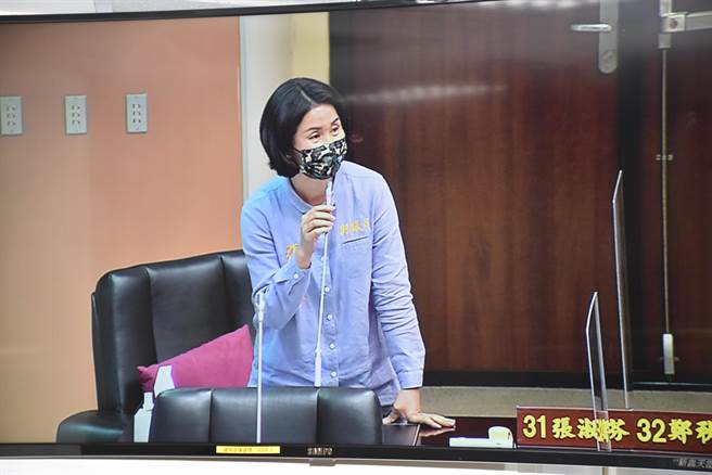 县议员张淑芬肯定县警局迅速查办掳鸽勒赎集团。（谢明俊摄）