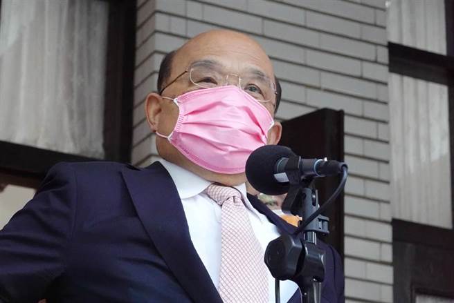 針對萊豬議題，行政院長蘇貞昌5日在立法院受訪表示，忠誠反對黨應該忠誠於國家。（姚志平攝）