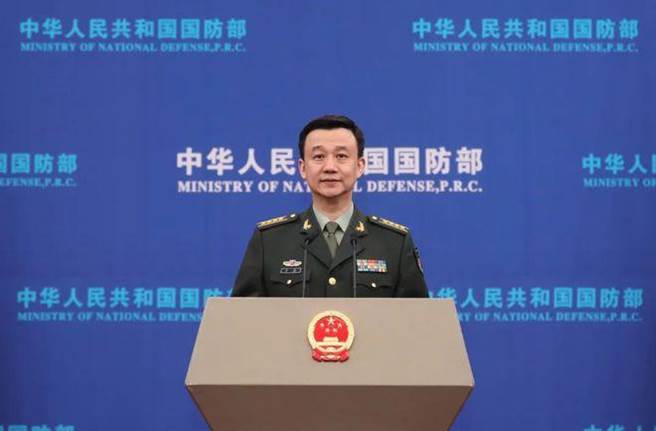 中國國防部新聞發言人吳謙今天（5日）晚間發表談話，回應美方發表2021年《中國軍事與安全發展報告》。（新華社）