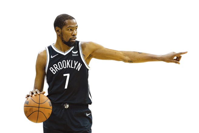 美国职篮NBA球星杜兰特。图／路透