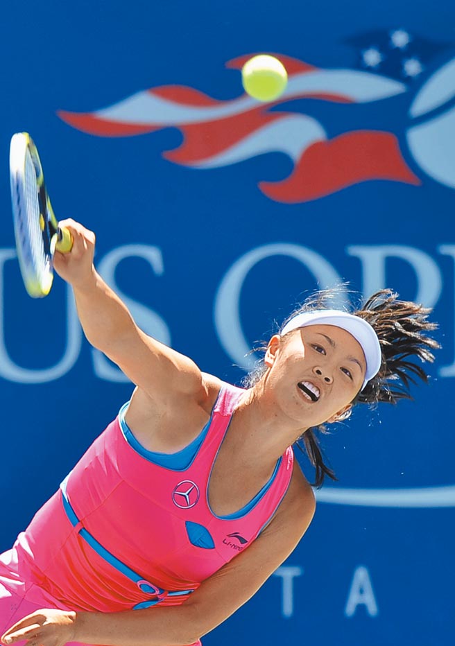 大陸網球好手彭帥在微博，自爆與大陸國務院前常務副總理張高麗有不倫戀，貼文旋即遭刪除，大陸官方對此拒絕說明。（新華社）