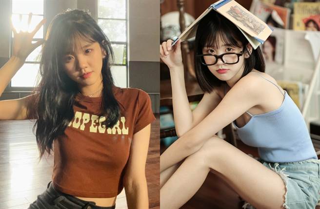 井川里予造型清纯又带有小性感。（图／翻摄自悲伤可乐鸡翅微博）