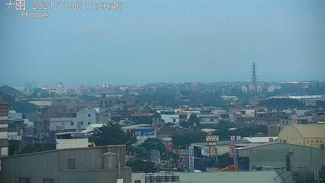 西半部地区今天风速弱，夜间至清晨扩散条件差，有污染累积情况。（翻摄自空气品质监测网／林良齐台北传真）