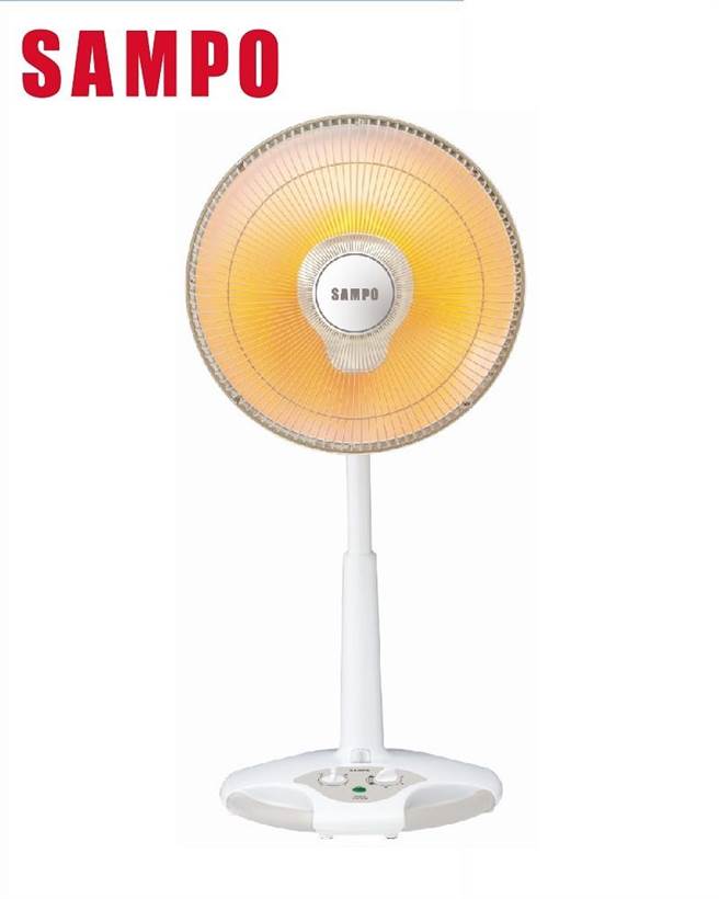 全國電子的聲寶14吋負離子紅外線電暖器，原價2988元，特價2288元。（全國電子提供）