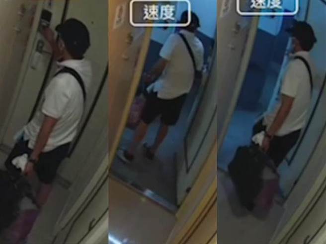 警方調閱監視器展開偵辦，目前已鎖定有竊盜前科的一名慣犯，同時加強附近巡邏密度。(警方提供)