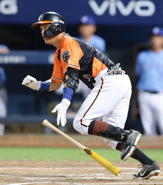 统一狮队林祖杰。（资料照，季志翔摄）