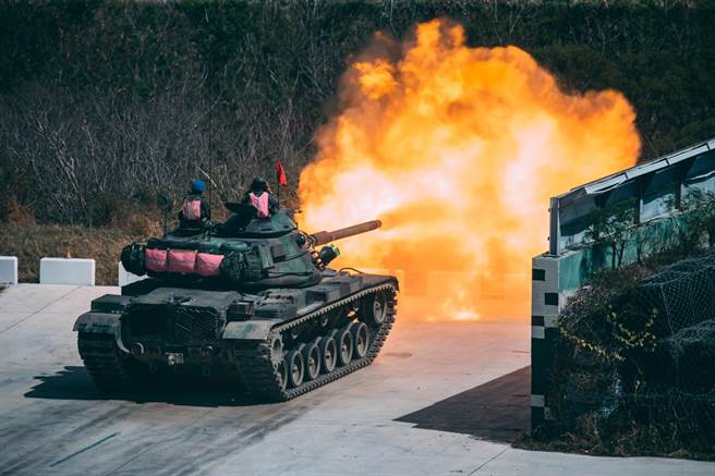 保力山训场的三军联合作战训练测考。（示意图／军闻社资料照片）