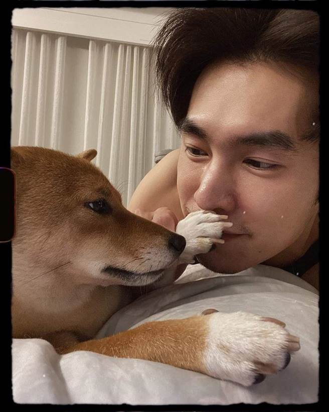 张书豪常常晒柴犬。（图／FB@张书豪）