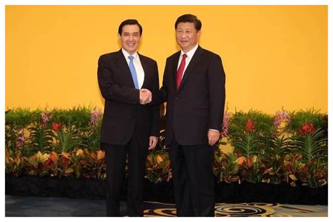 馬英九、習近平在「馬習會」見面握手長達81秒。（本報系資料照）