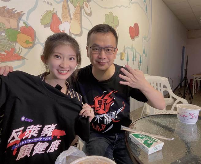 國民黨發言人李明璇(左)、國民黨副祕書長羅智強(右)。(圖/翻攝自 李明璇臉書)