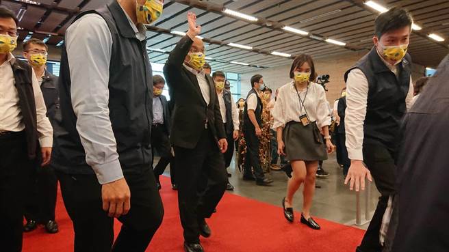 行政院長蘇貞昌參加台灣歷史博物館升格典禮。（程炳璋攝）