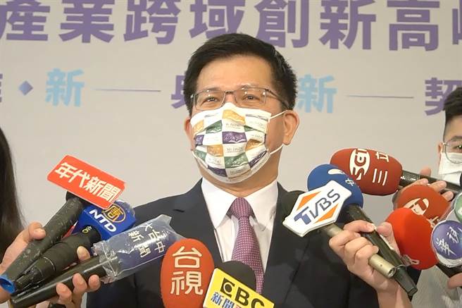 前交通部長林佳龍8日表示，參與罷免的人，如果又自己跑出來參選，剛好坐實了「輸不起」的情況。（黃國峰攝）