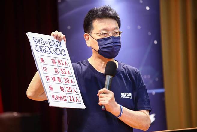 中廣董事長趙少康8日召開記者會，抨擊蔡政府10＋4政策有問題。（鄧博仁攝）