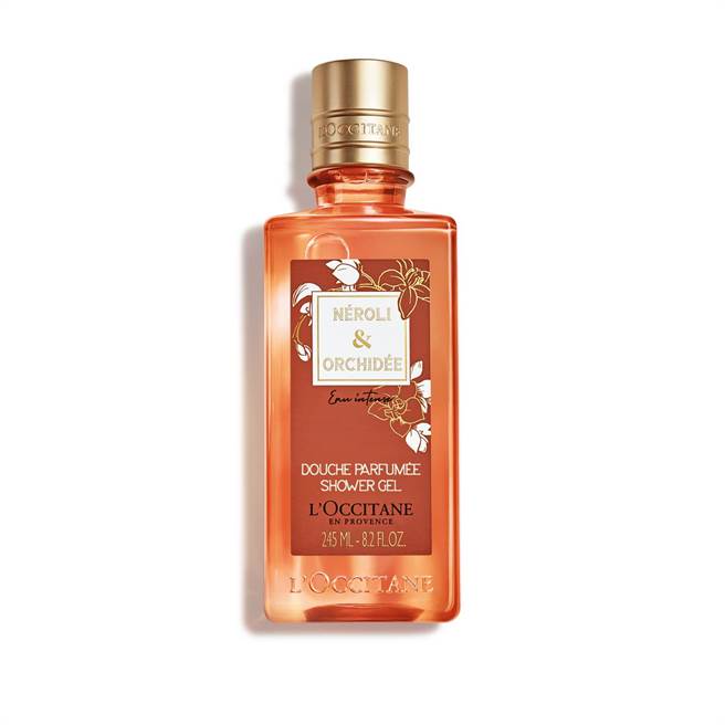 欧舒丹香草橙花＆兰花沐浴胶245ml，880元。（欧舒丹提供）