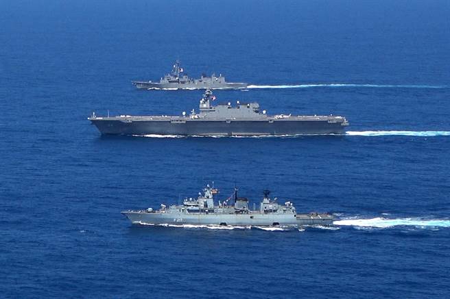 图为日本海上自卫队，仅为示意图。（图片摘自防卫省海上自卫队脸书）